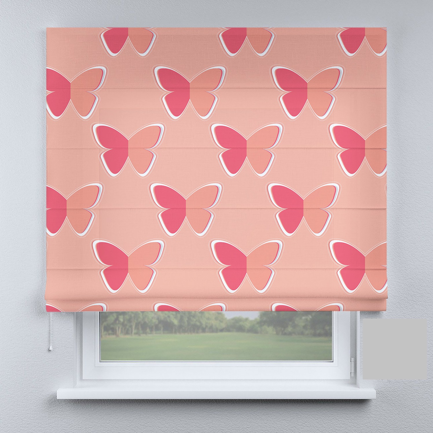 

Римские шторы DECOLIV бабочки Идеа разноцветные 200*170 см