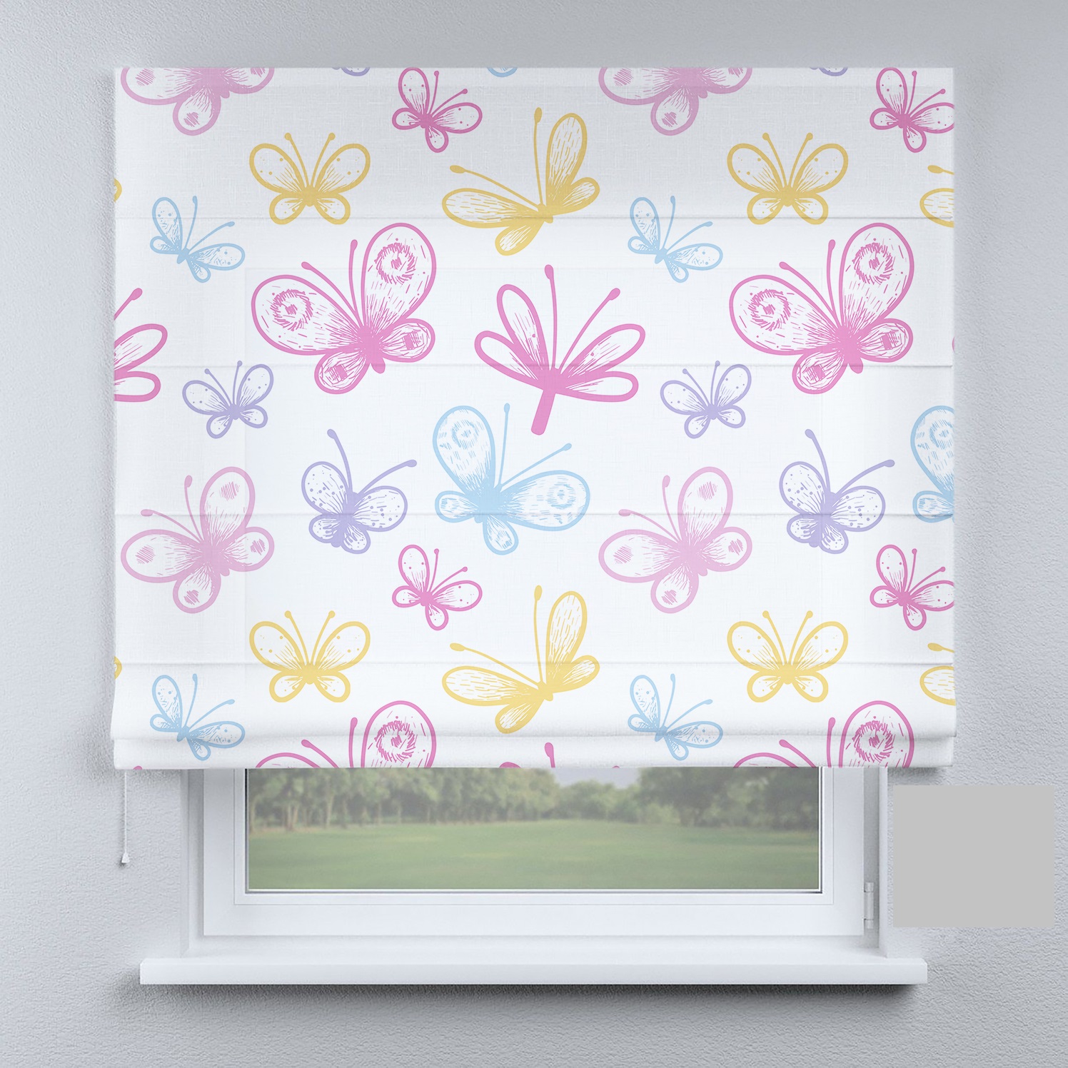 

Римские шторы DECOLIV бабочки Папилио Тройдес 250*170 см