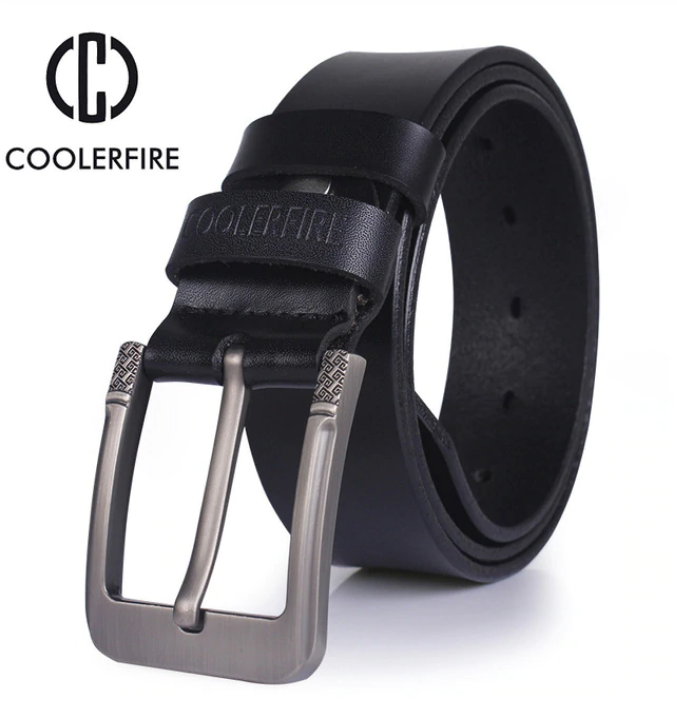 

Кожаный мужской ремень Primo Coolerfire HQ031 - Black