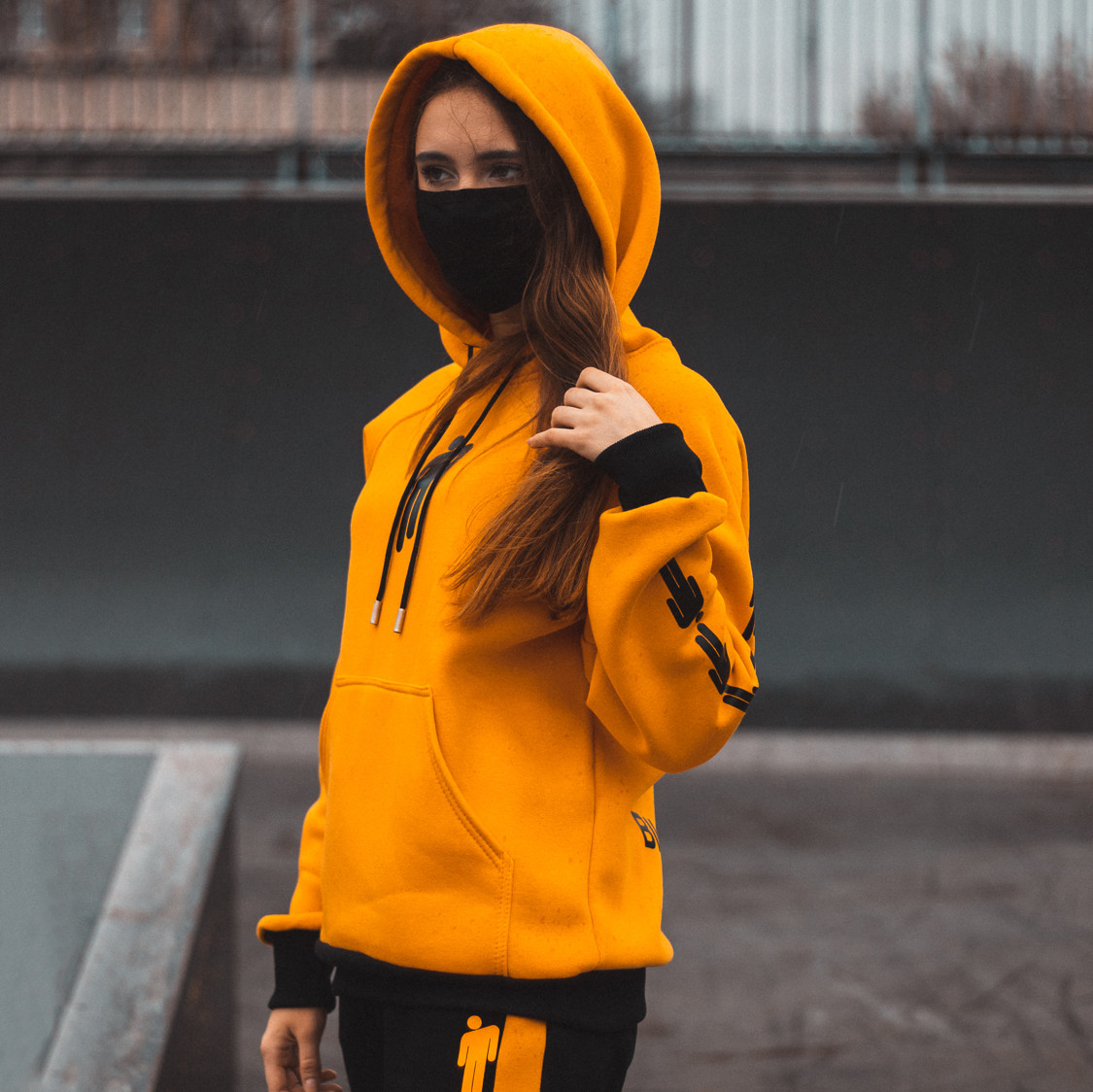 

Худи Over Drive Billie Eilish желтое XS
