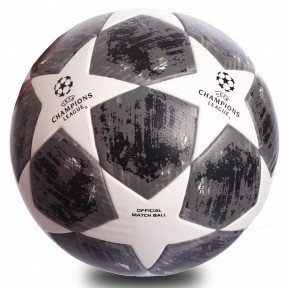 

Мяч футбольный CHAMPIONS LEAGUE FB-0413 №5 PVC клееный чёрный - белый