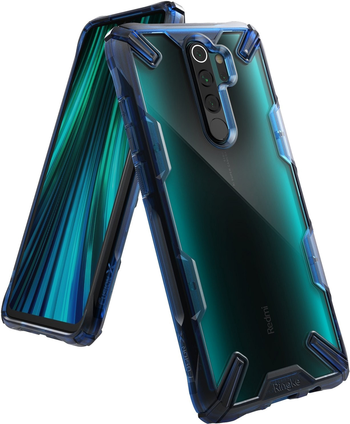 

Панель Ringke Fusion X для Xiaomi Redmi Note 8 Pro Space Blue