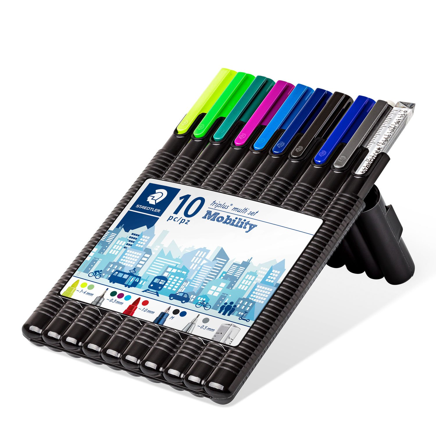 

Мульти-набор Staedtler Mobility (10 шт/уп) (ST.34 SB10MS)