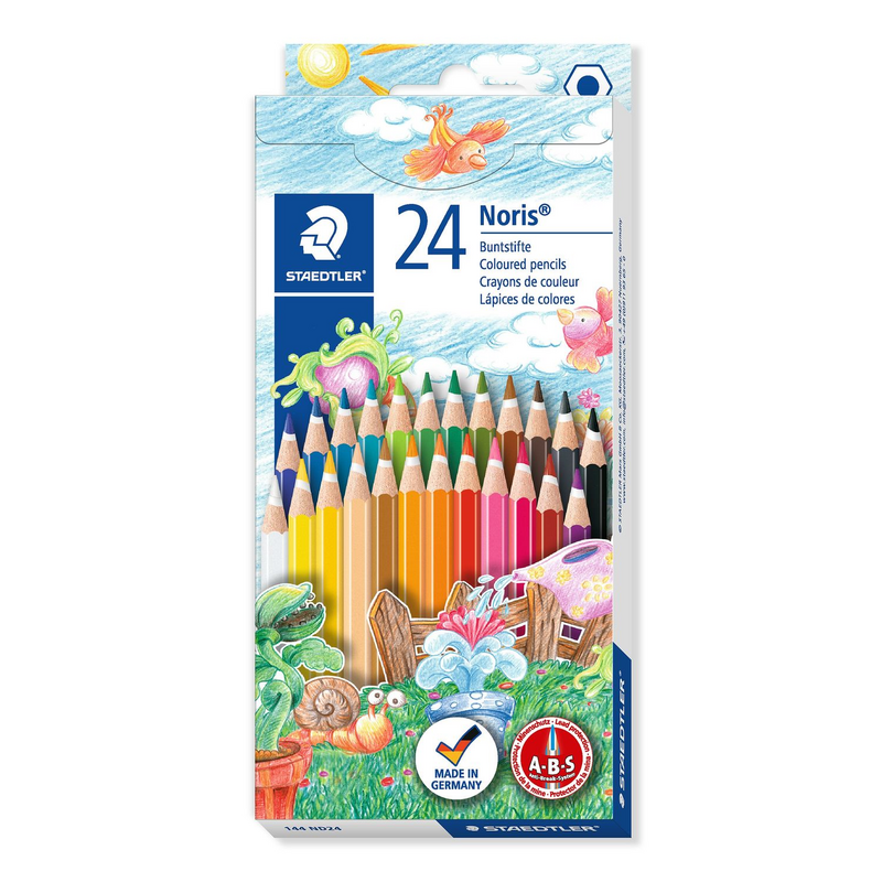 

Карандаши цветные Staedtler Noris (24шт/упак) (ST.144 NC24 12)