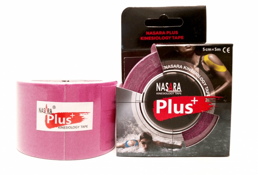 

Кінезіо тейп Plus Nasara 5см x 5м фіолетовий