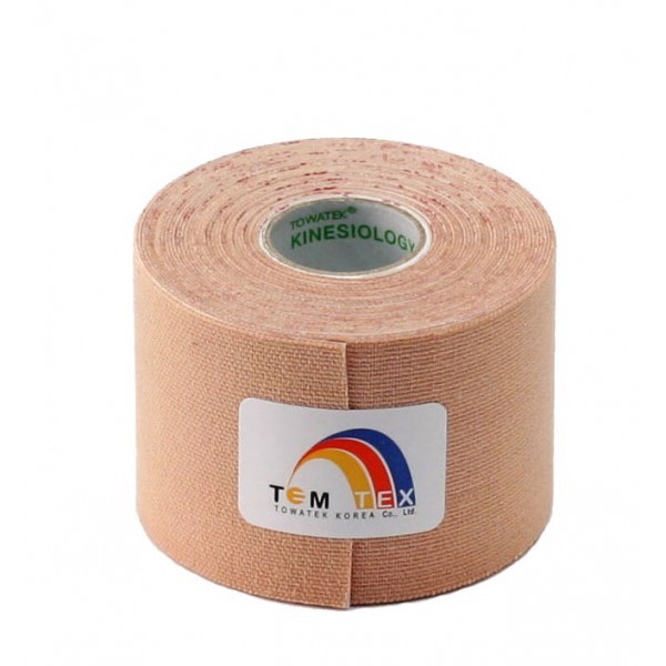 

Кінезіо тейп TemTex 5 см х 32 м бежевий