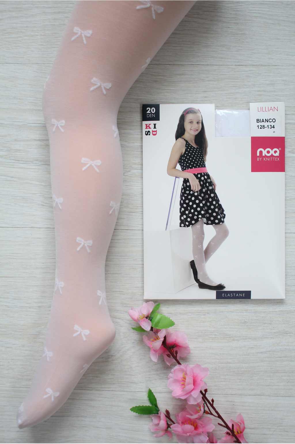 

Колготки Knittex 128-134 / 8-9 лет см Белый