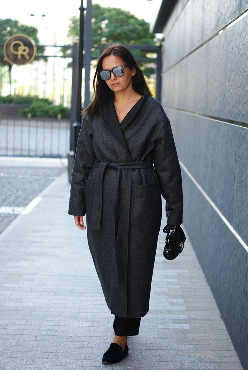 

Пальто Nklook One Size (S-L) Серое