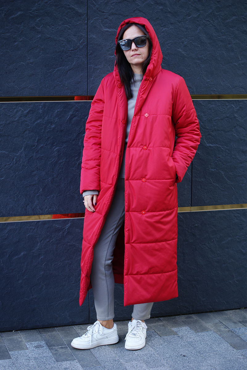 

Пальто Nklook M(46) Красное