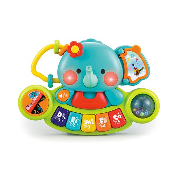 

Музыкальная игрушка Hola Toys Пианино-слоник мелодии , звуковые и световые эффекты A3135