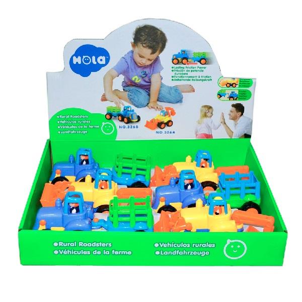 

Машинка игрушка Hola Toys Бульдозер и трактор набор 6 штук (326AB-6)
