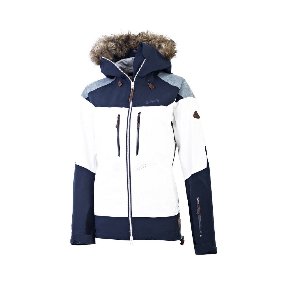 

Куртка Tenson Icy W 2017 40 Белый-Синий