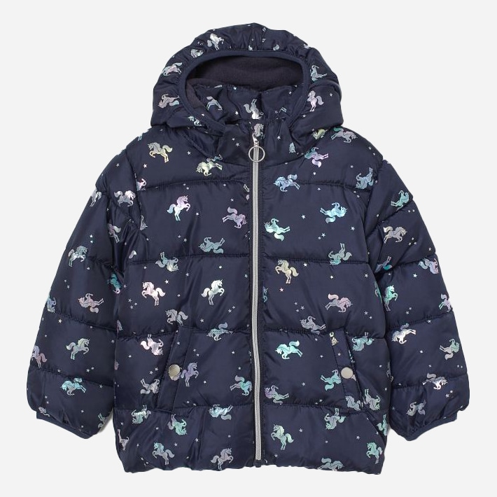 

Демисезонная куртка H&M 0779074-0 110 см Темно-синяя (СА2000001760352)