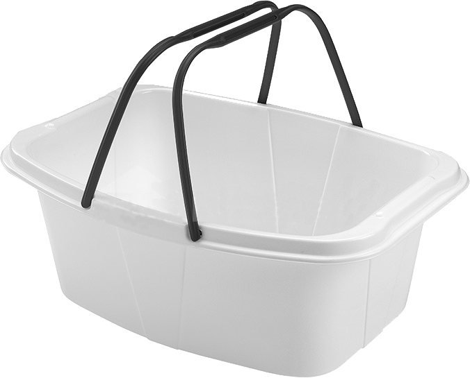 

Корзина для белья пластиковая Heidrun Laundry 57х40 h20 см 26 л Белая (349_біла)
