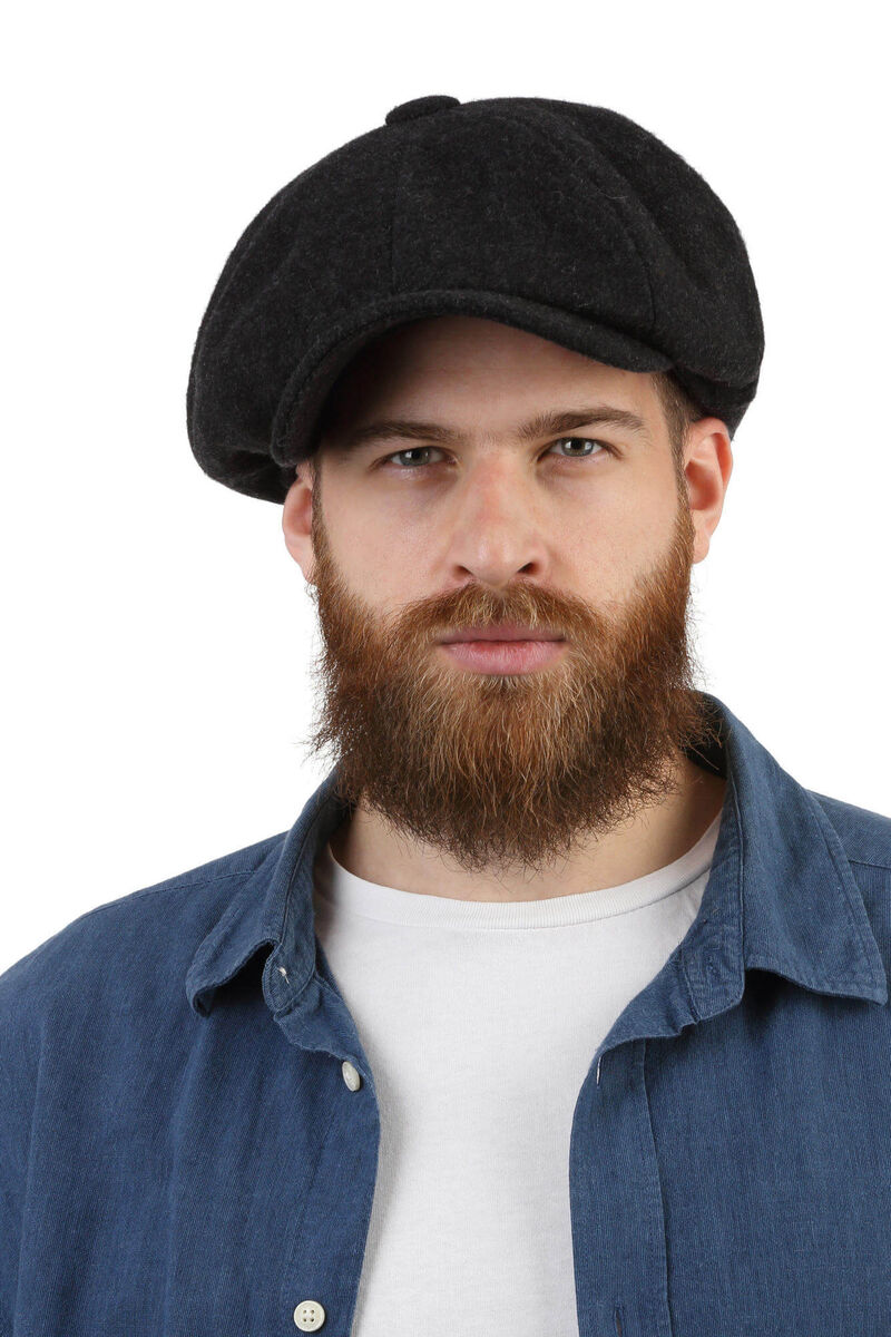 

Кепка гаврош темно-серая из шерсти Westward