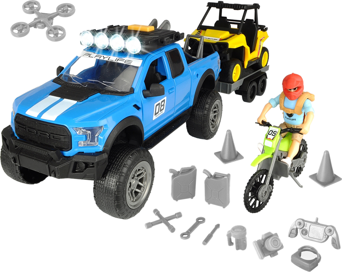 

Игровой набор Dickie Toys "Плейлайф. Внедорожник" со звуком и световыми эффектами (3838003)