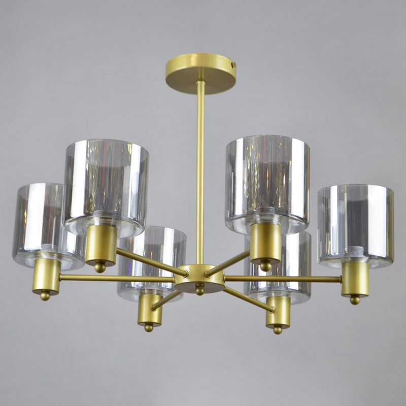 

Люстра стельова Light House NM-14430/6 GD BR світла бронза