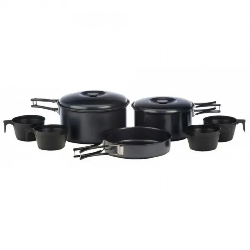 

Набор туристической посуды Vango 4 Person Non-Stick Cook Kit Black (925248)