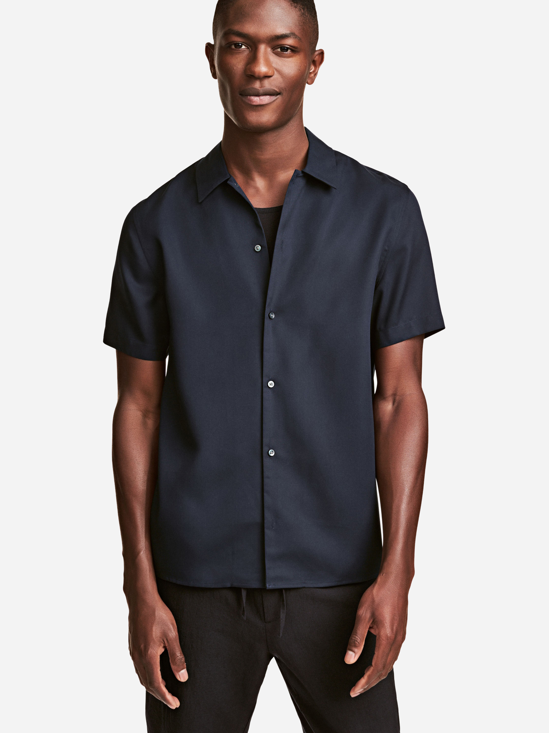 

Рубашка H&M 0474673-5 L Синяя (СА2000001490440)