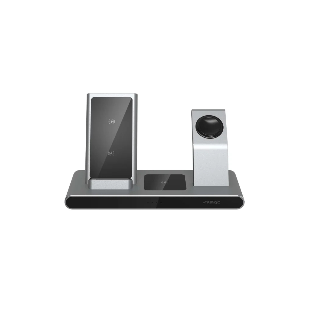 

Зарядное устройство Prestigio ReVolt A7 3-in-1 wireless charging station