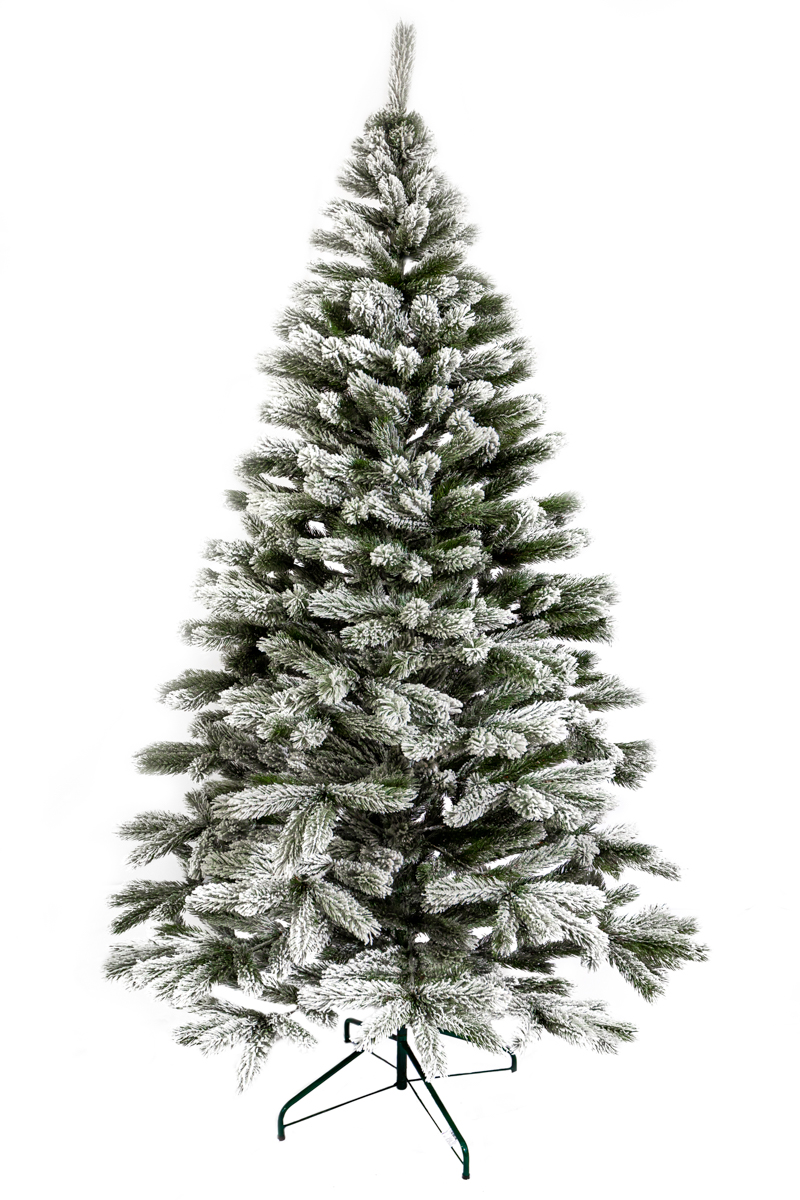 

Елка искусственная, литая, новогодняя "Буковельська Засніжена" высота 1,8 м Siga Group (зеленый с белым)