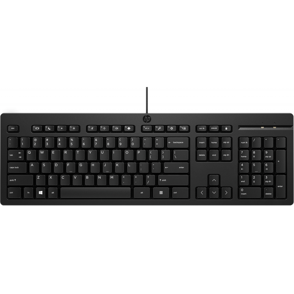

Клавиатура HP 125 USB Ukr Black (266C9AA)
