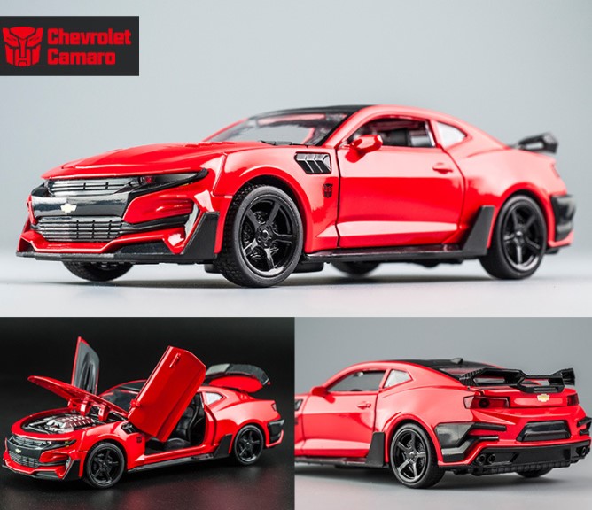

Модель автомобиля из сплава Chevrolet Camaro 1:32 красного цвета