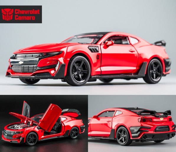 

Модель автомобиля Jianyuan Chevrolet Hornet 1:32 со звуком и светом красного цвета
