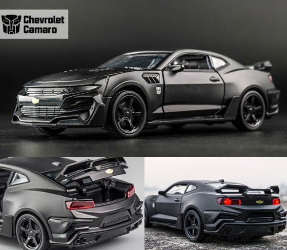 

Модель автомобиля Jianyuan Chevrolet Hornet 1:32 со звуком и светом черного цвета