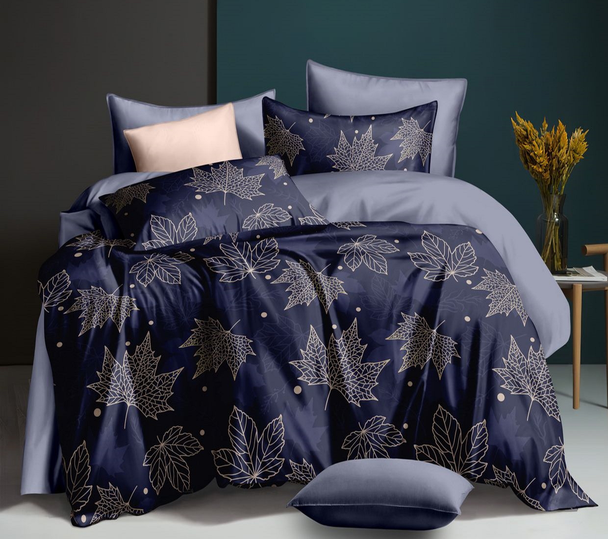 

Комплект постельного белья MirSon Сатин Premium 22-1261 Dark Autumn 160х220