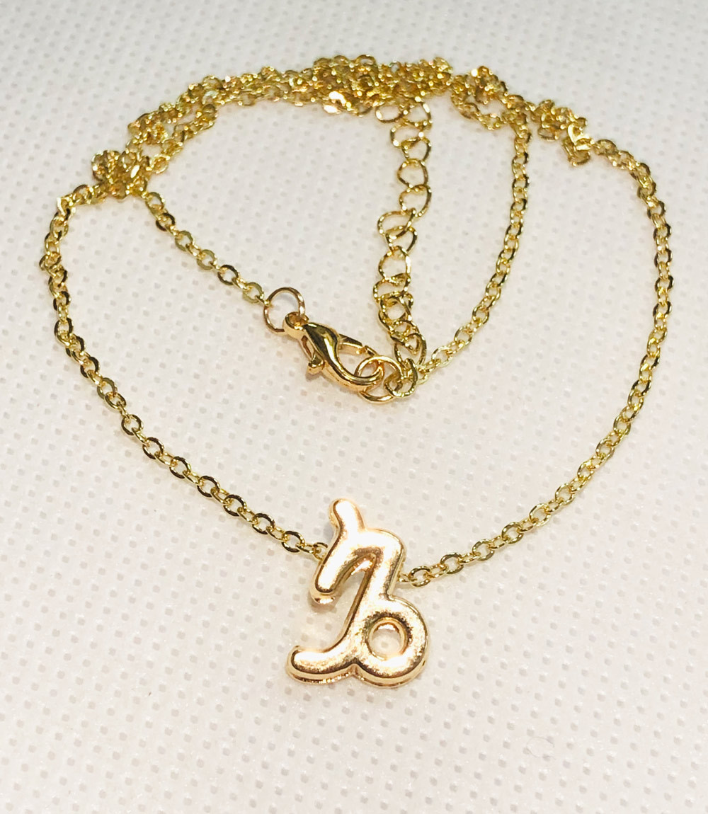 

Колье Primo с подвеской знак зодиака Capricorn (Козерог) - Gold