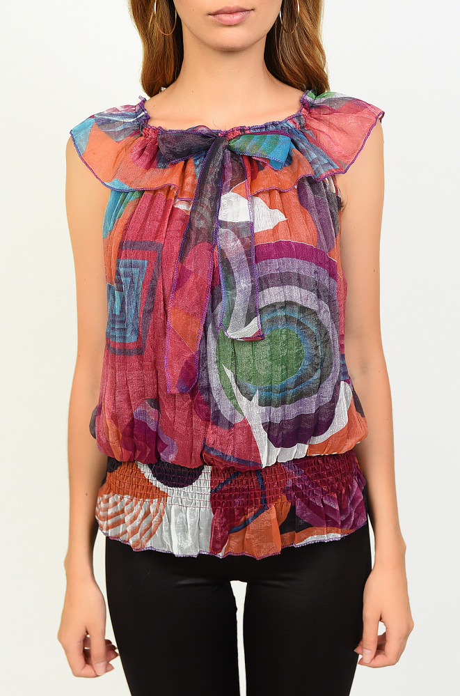 

Блуза Fashion 9923-7  Бордовый, Блуза Fashion 9923-7 42-44 Бордовый
