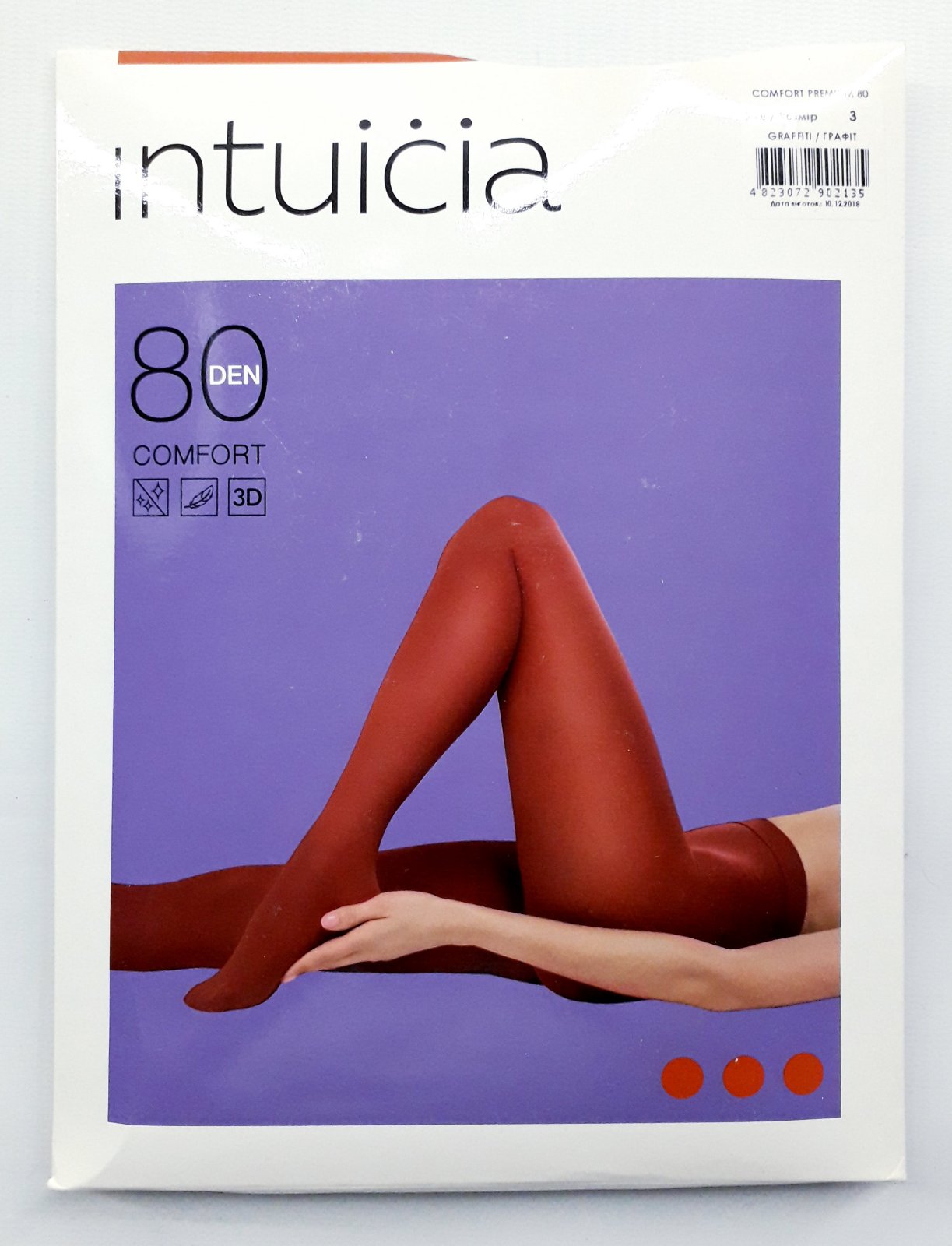 

Колготки 3D 80 Den Intuicia 3D80 5(р) бежевый