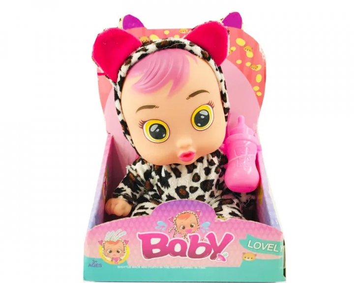 

Кукла детская, пупс с соской и бутылочкой поилкой Lovely Baby 10671