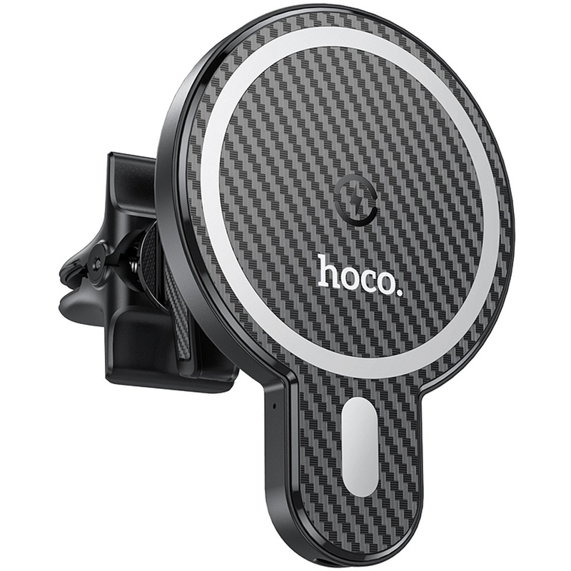 

Автодержатель Hoco CA85 Wireless 15W дефлектор Black