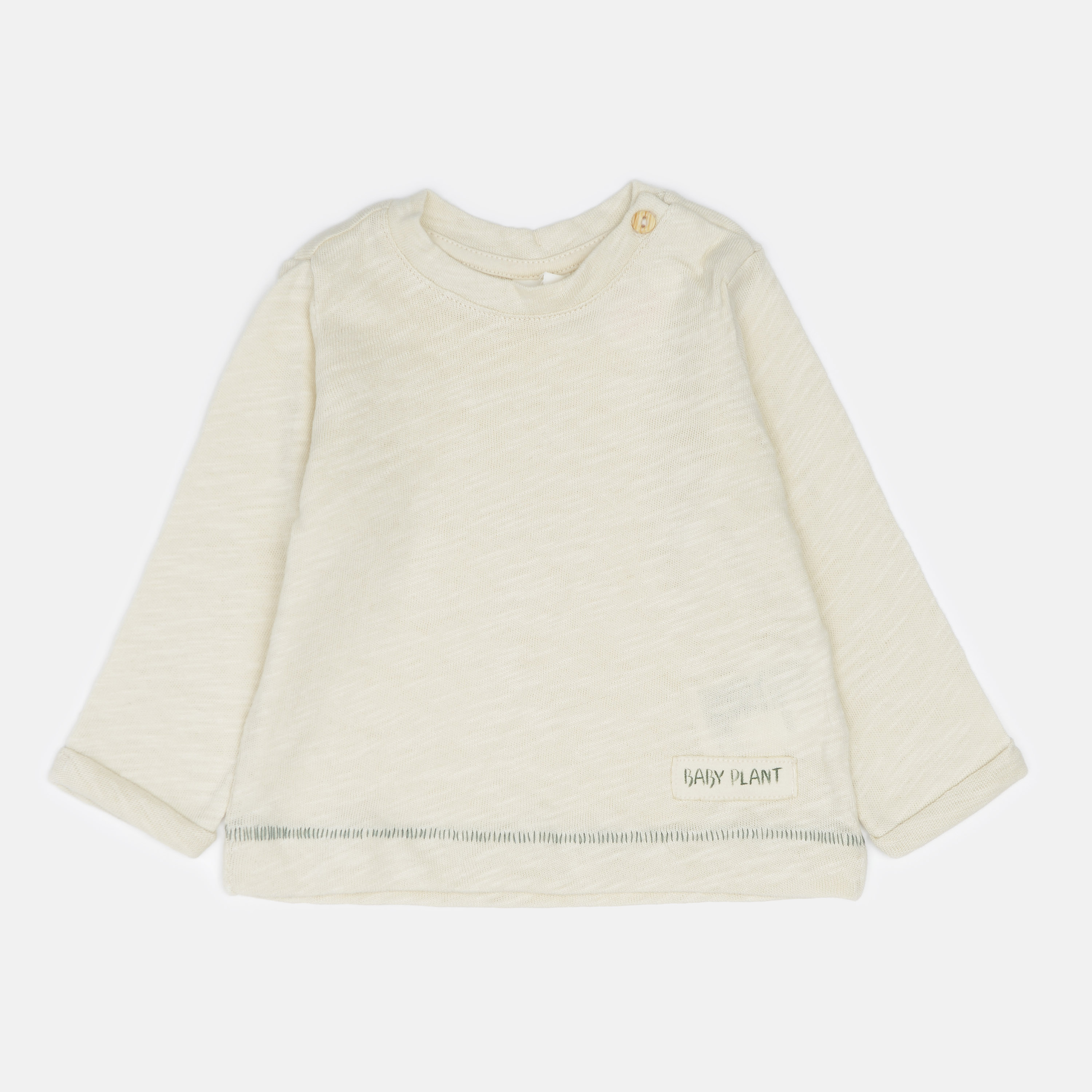 

Лонгслив H&M 98см молочный 95884767