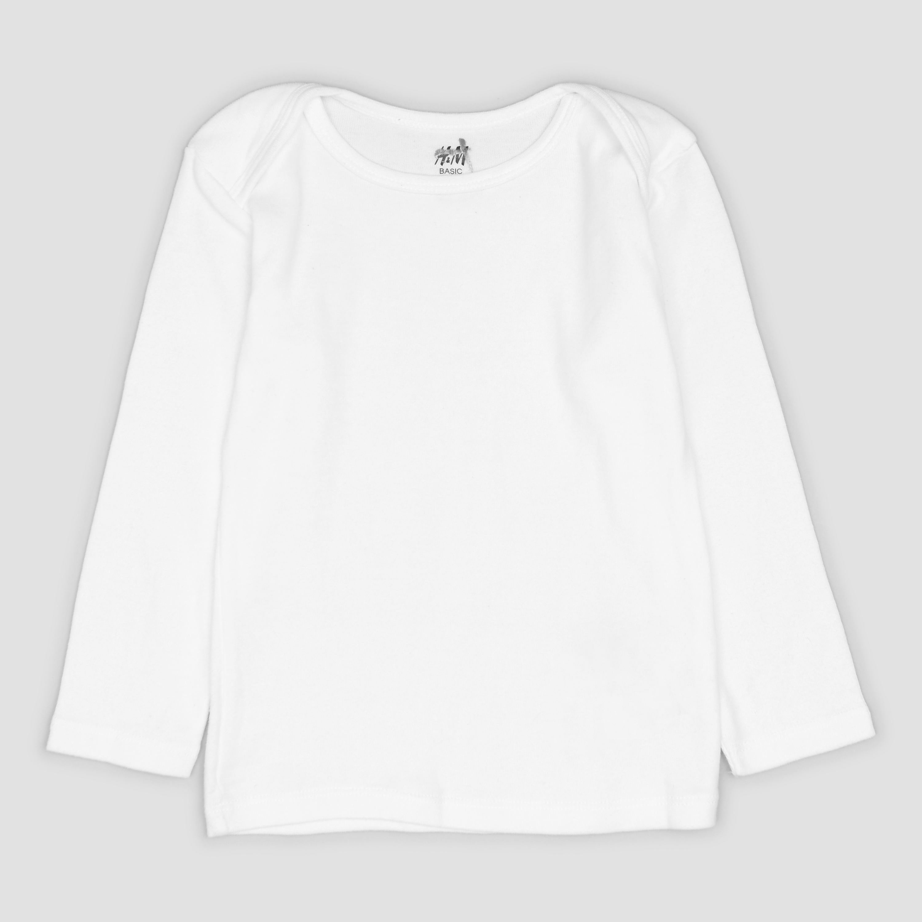 

Лонгслив H&M 86см белый 7340279