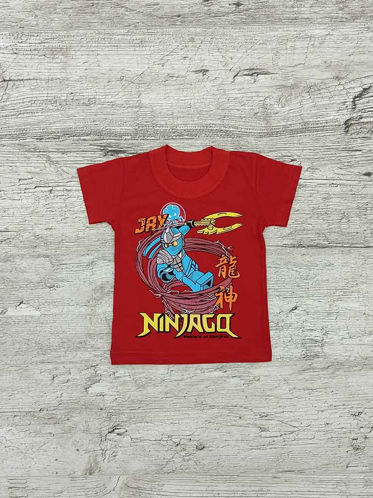 

Футболка для хлопчика червона Ninjago 00093, 80-86 см. (1-2 роки)