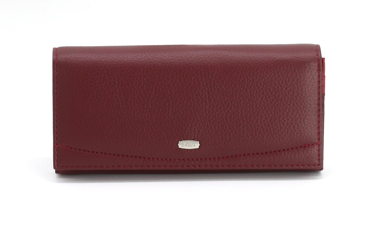 

Кошелёк женский из эко-кожи на магните Balisa, бордовый C88200-268