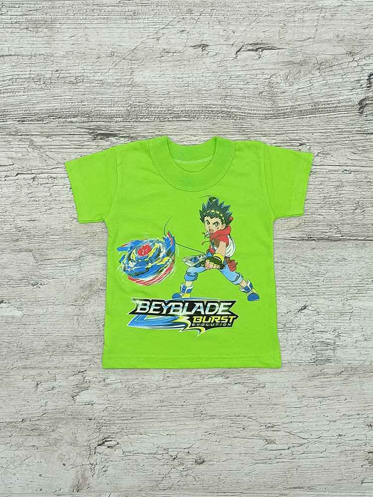 

Футболка для хлопчика салатова BEYBLADE 00064, 122-134 см. (7-8 років)