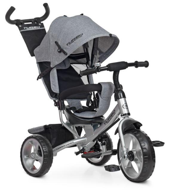 

Велосипед триколісний turbotrike сірий (676565)