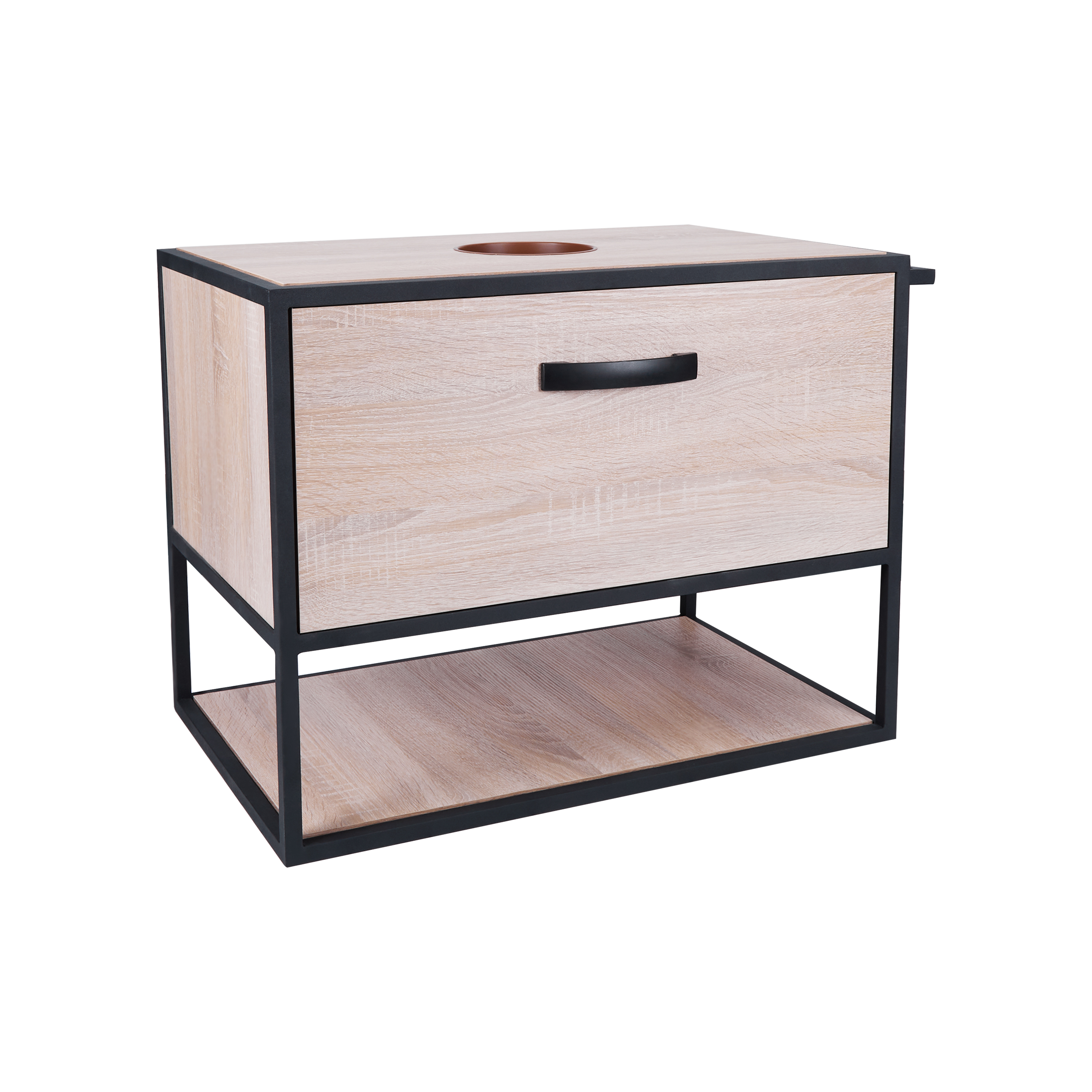 

Тумба подвесная Qtap Taurus 755х540 Whitish oak со столешницей QT2479TPT703WO (ST702724)