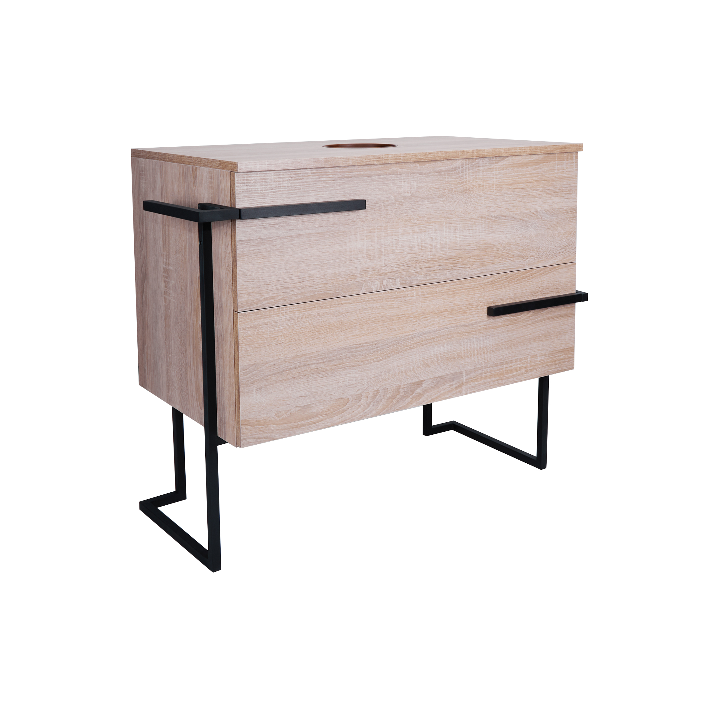 

Тумба напольная Qtap Taurus 890х720 Whitish oak со столешницей QT2480TNT803WO (ST702731)