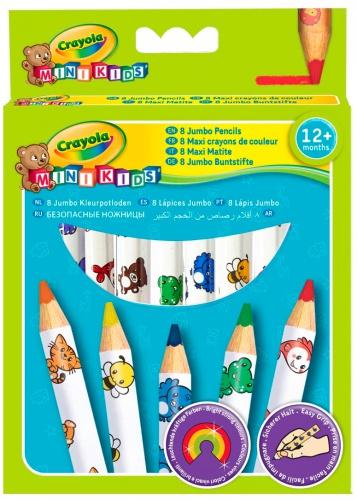 

Цветные карандаши из красного дерева, 8 шт., Crayola