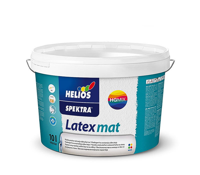 

Краска стойкая к митью HELIOS SPEKTRA LATEX (ХЕЛИОС СПЕКТРА ЛАТЕКС) 2л матовая