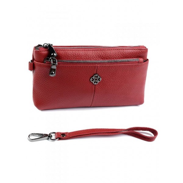 

Косметичка женская из кожи Parse NO-2117 W.Red