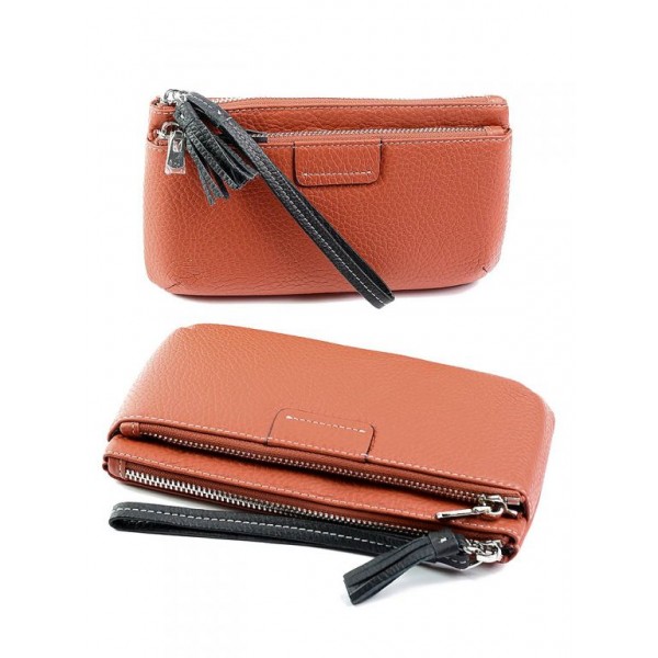 

Кожаный женский кошелек Wcash 1664-1798 Orange