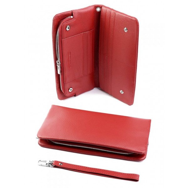

Кожаный женский кошелек Wcash A1585-1450 Red
