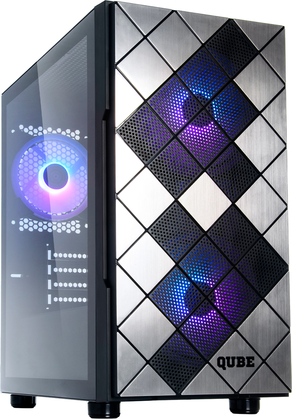 

Корпус QUBE Impact IMPACT_FMNU3 Black, без БП (6591535)