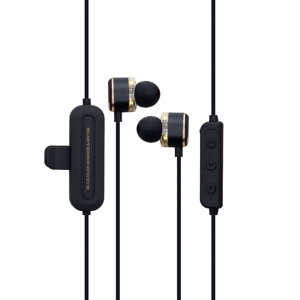 

Наушники Блютуз Стерео Гарнитура Remax RB-S26 Цвет Чёрный